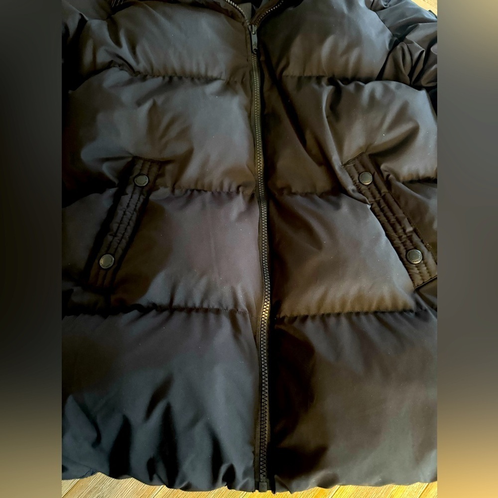 Sam Edelman Puffer w/ White Faux Fur Hood - Sz S - Picture 7 of 12